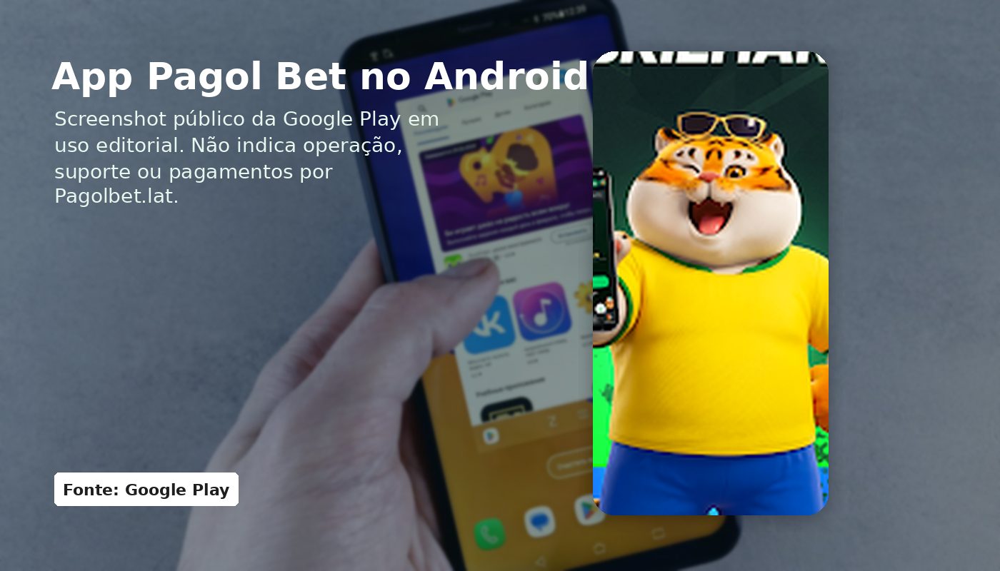 Aplicativo Pagol Bet disponível para Android na Google Play