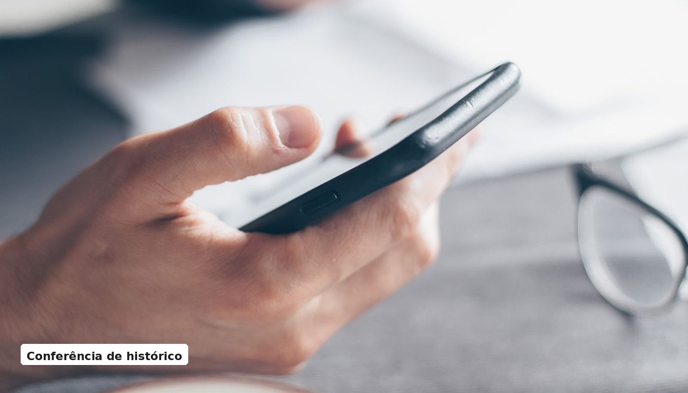Acompanhamento de saque e histórico de pagamentos no celular