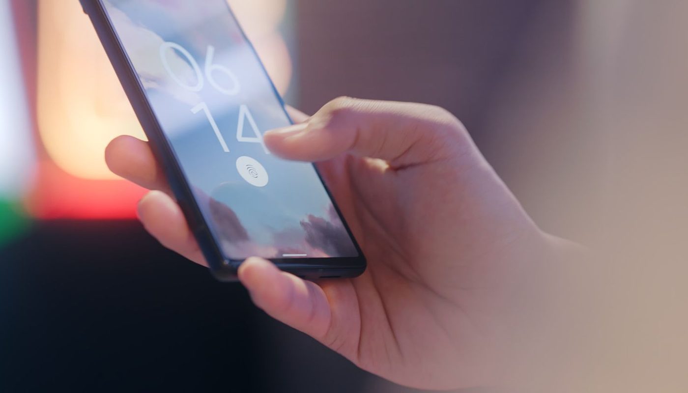 Verificação de segurança da conta pelo celular